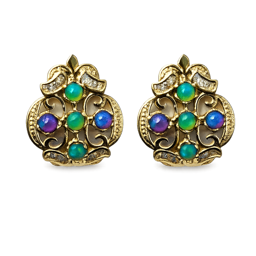 Claudia gold earrings