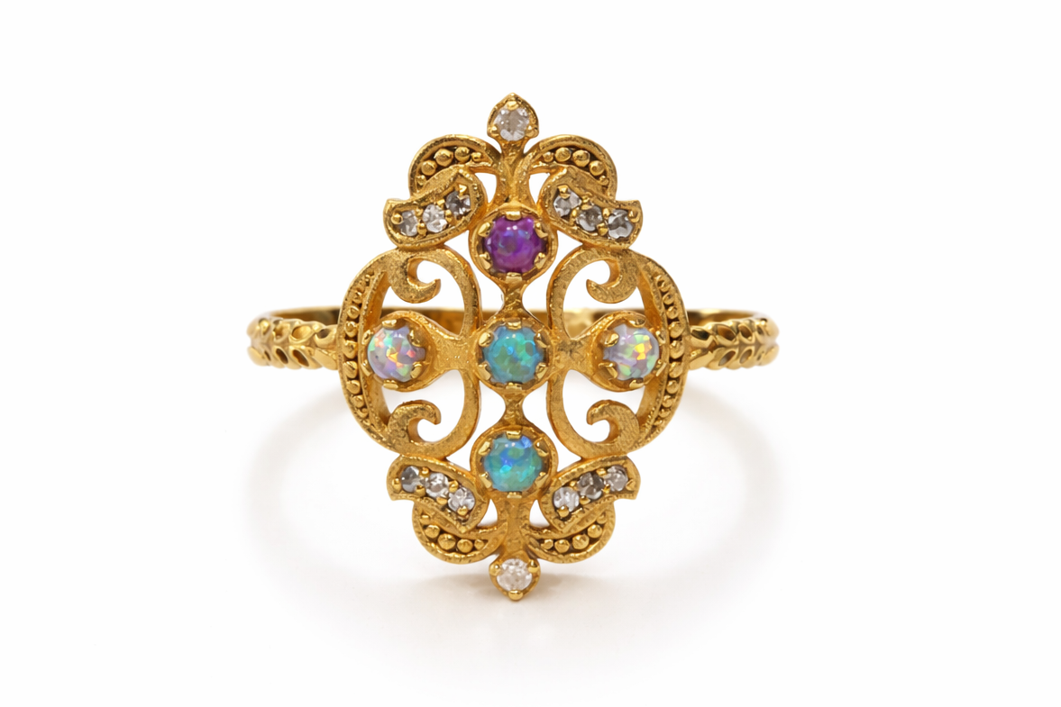 Florida gold ring