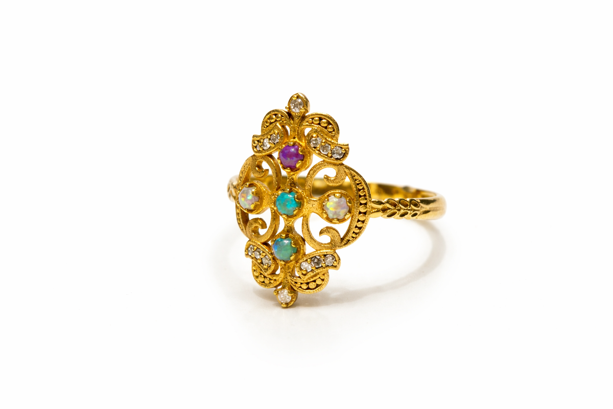 Florida gold ring