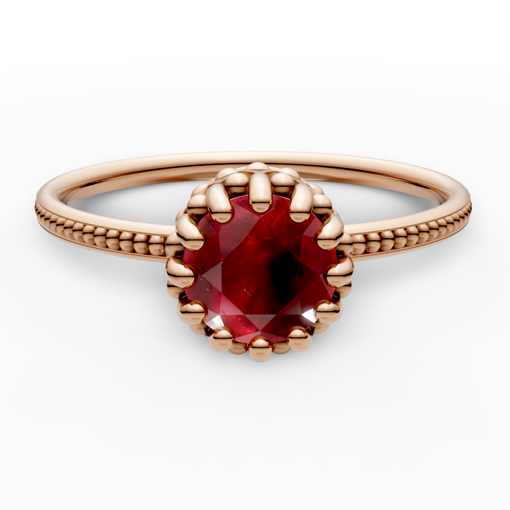 Linnet Ruby Gold Ring