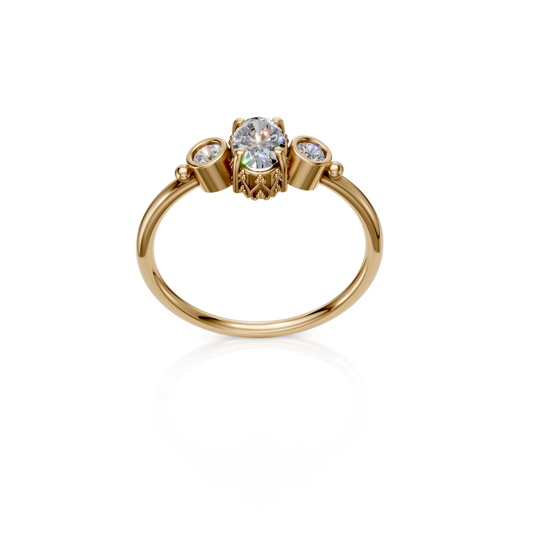 Emily gold ring