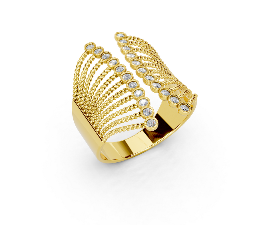 Havana gold ring