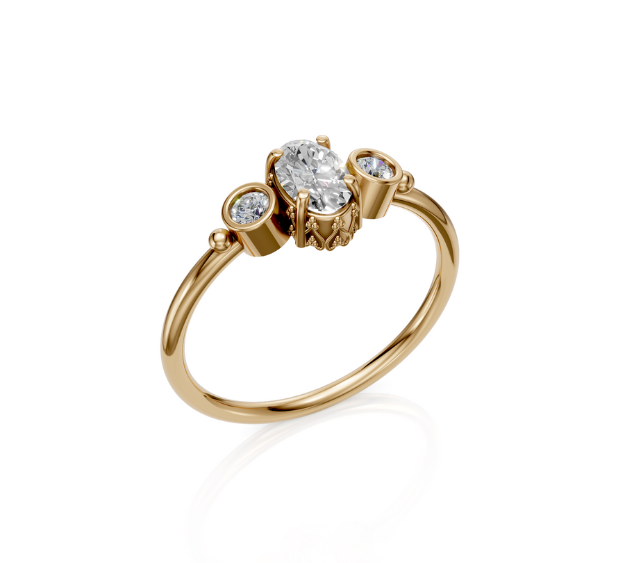 Emily gold ring