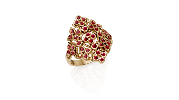 Royalty Ruby Gold Ring