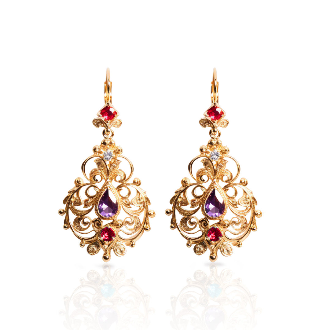 Fiana gold earrings