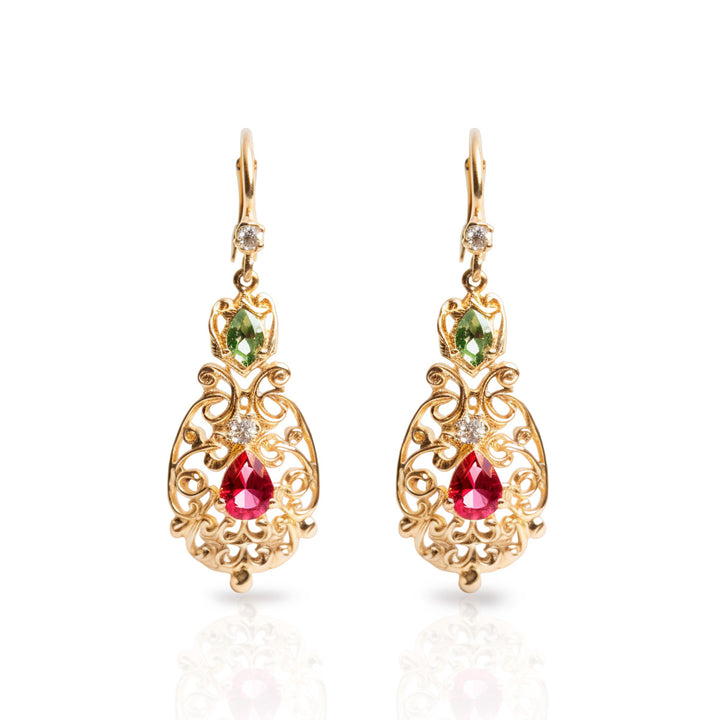 Georgiana gold earrings