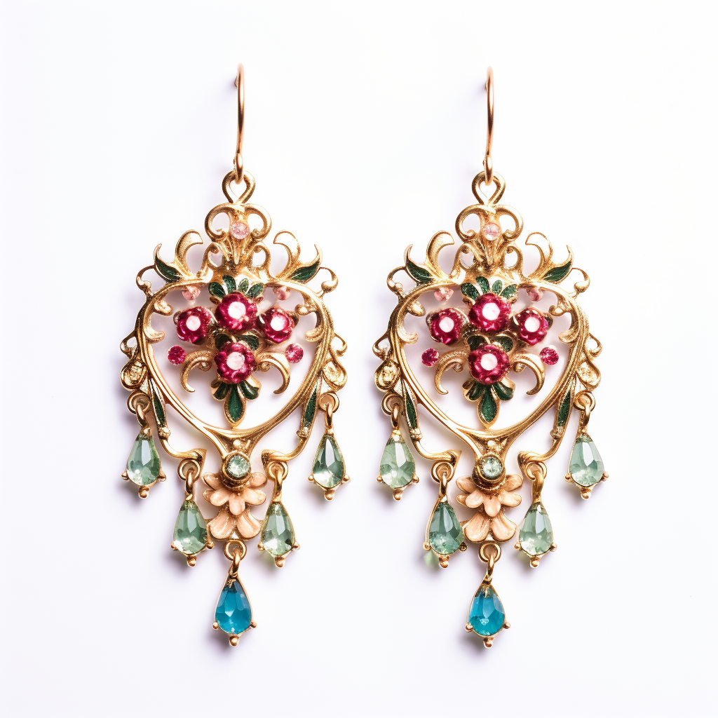 Gloria gold earrings