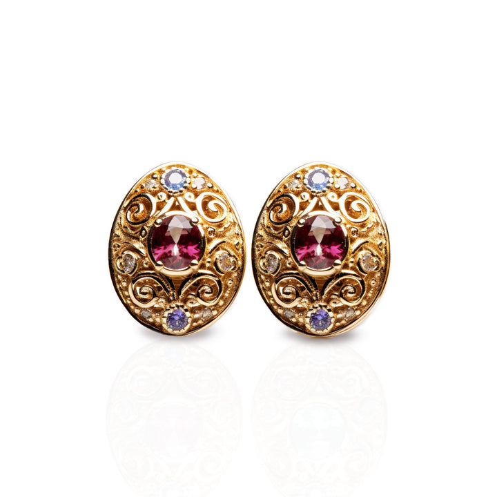 Vanessa gold earrings