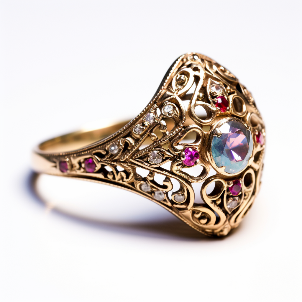 Coraline gold ring