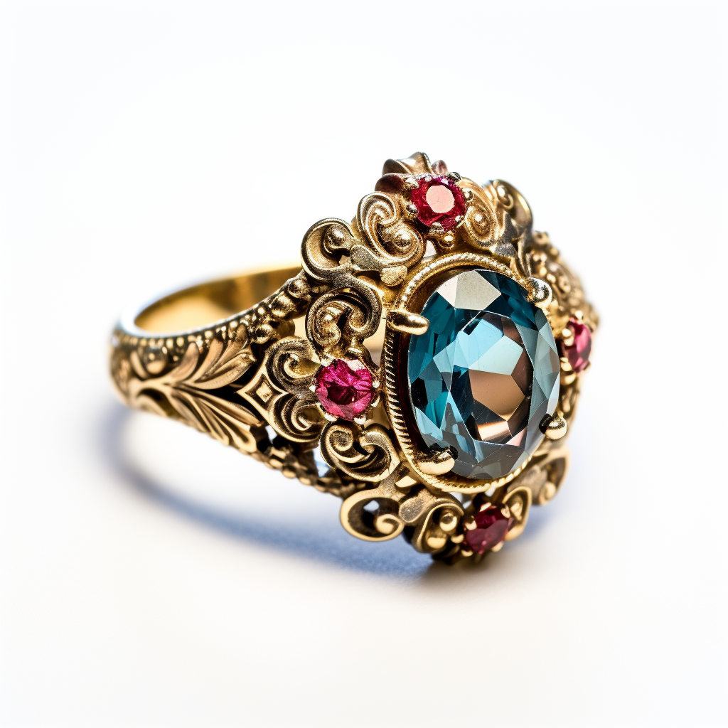 Rosaline gold ring