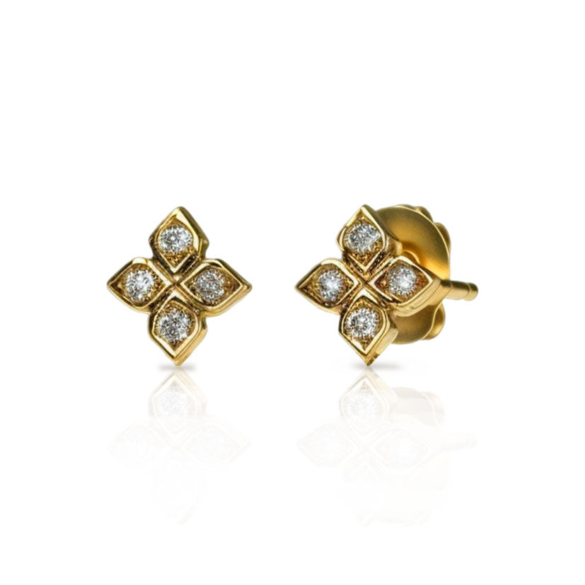 Talia gold earrings Michal Negrin Live The Fantasy