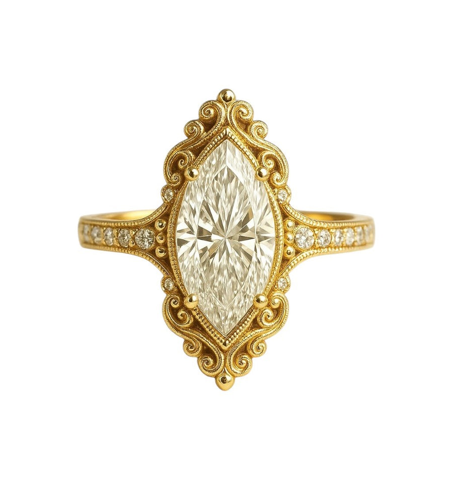 Milano gold ring
