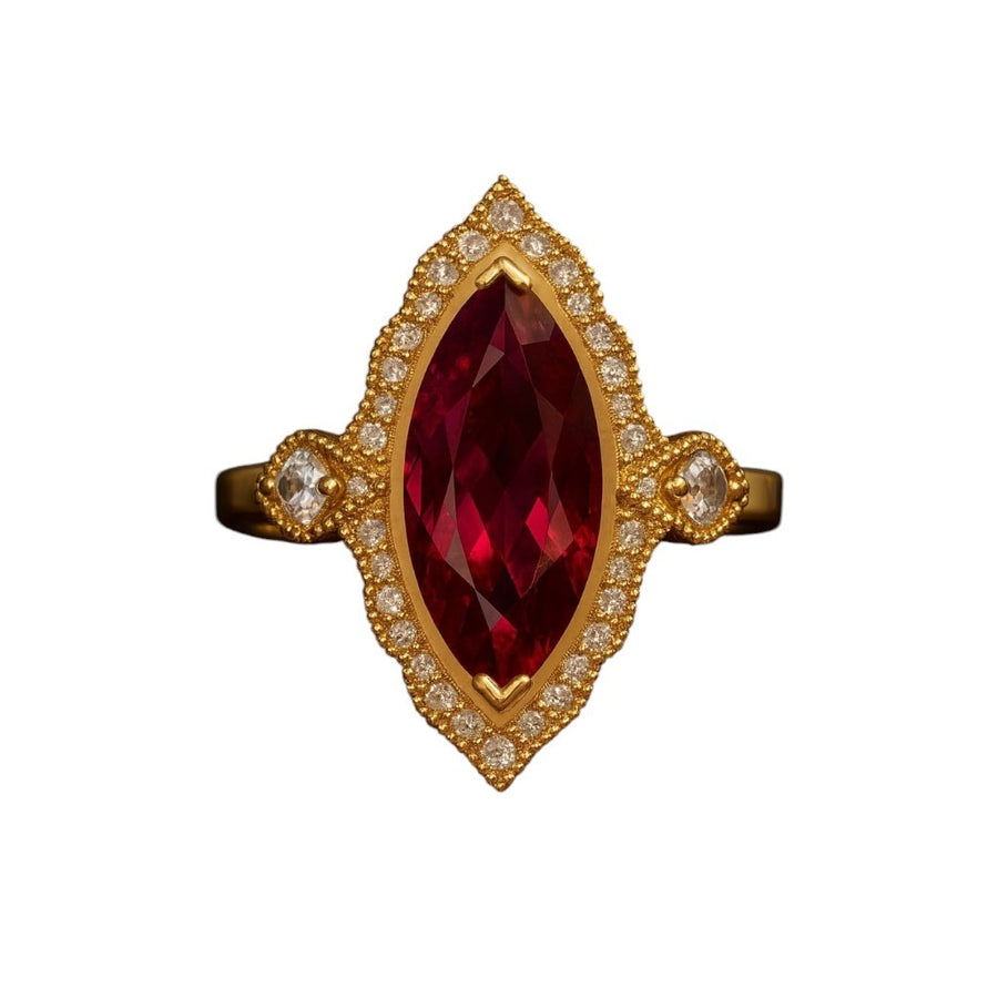 Cleopatra gold ring