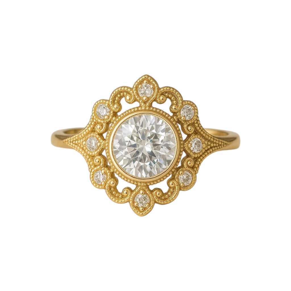 Caesar gold ring