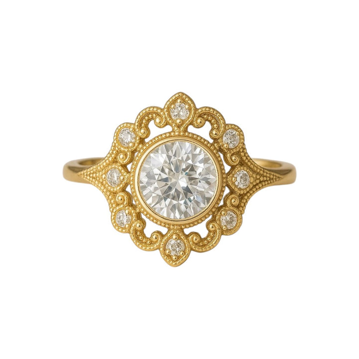 Caesar gold ring