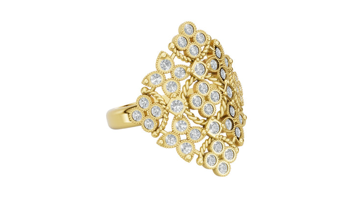 Royalty gold ring