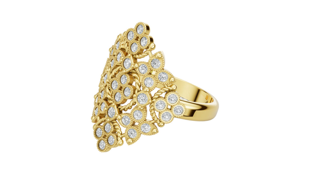 Royalty gold ring