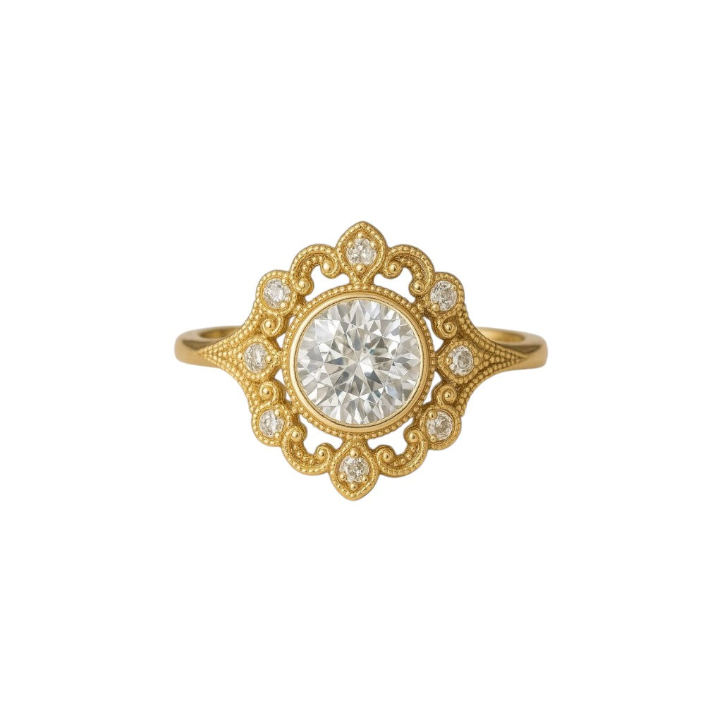 Caesar gold ring