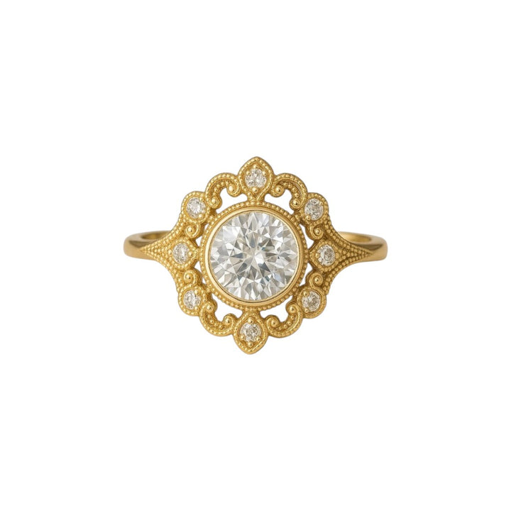 Caesar gold ring