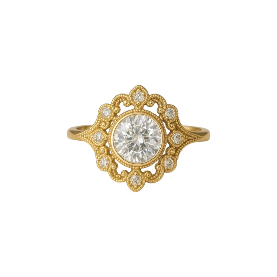 Caesar gold ring